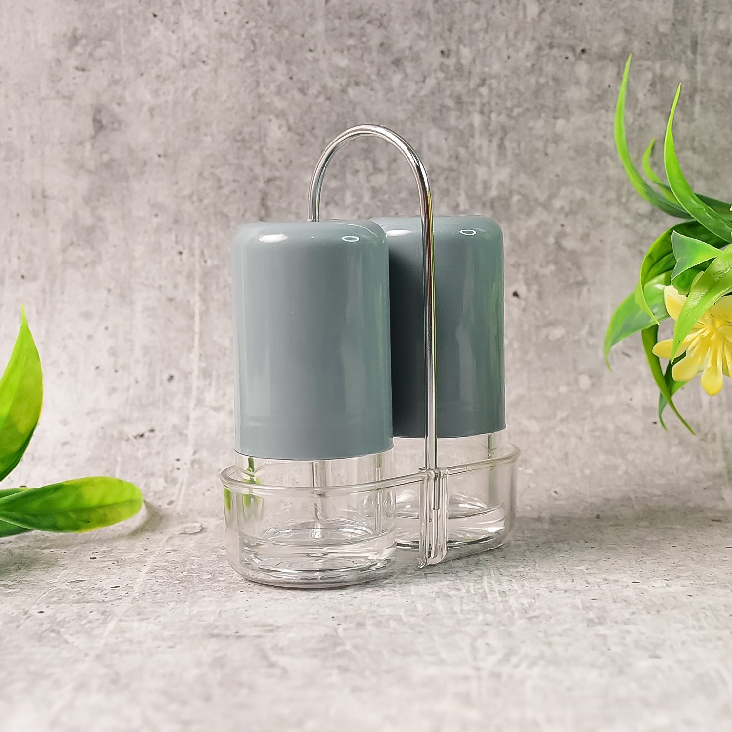Apex Victory Salt & Pepper Dispenser Set – 2 Pcs Acrylic Seasoning Shaker Apex Victory Salt & Pepper Dispenser Set – 2 Pcs Acrylic Seasoning Shaker